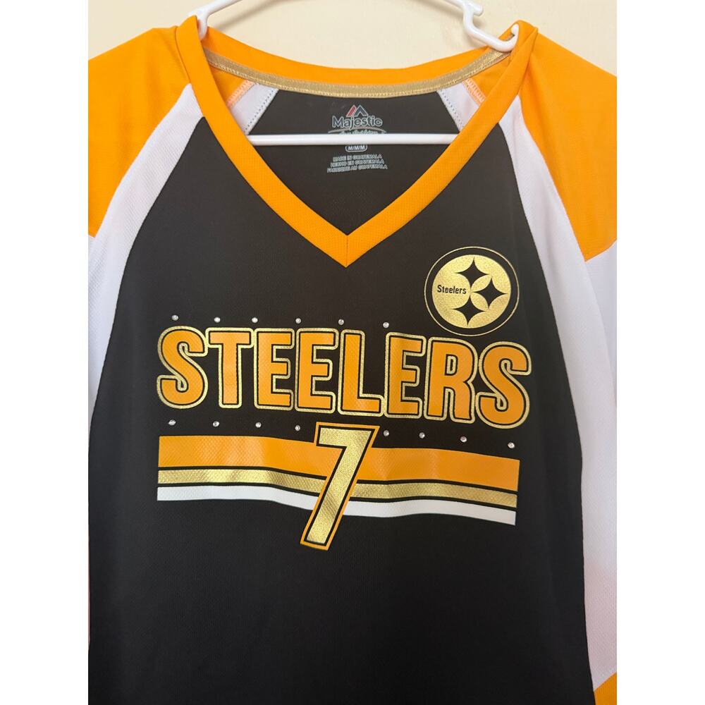 Pittsburgh Steelers Ben Roethlisberger jersey majestic women’s size medium